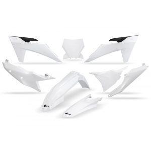 Ufo fehér komplett idomszett, KTM SXF (SX-F) 250/350/450, SX 125/250/300 '2023