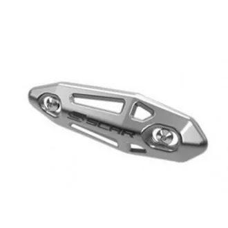   SCAR RACING OSŁONA KOLANKA WYDECHOWEGO 4T - STAL NIERDZEWNA KOLOR SREBRNY