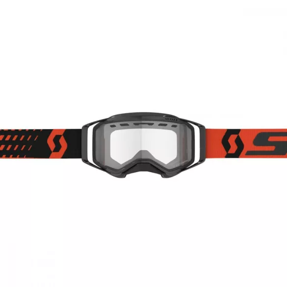 Scott Prospect orange-black enduro szemüveg - víztiszta lencsével 
