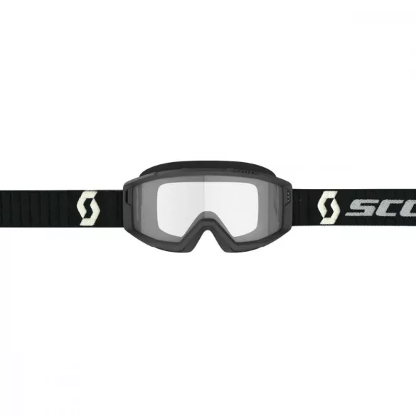 Scott Primal cross szemüveg, fekete, víztiszta lencsével