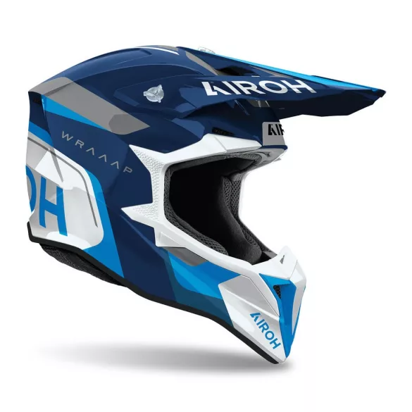 Airoh Wraap Conquer blue-white bukósisak