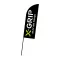 X - grip strandzászló