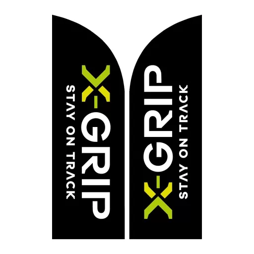 X - grip strandzászló