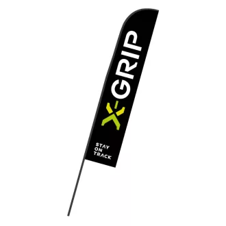 X - grip strandzászló