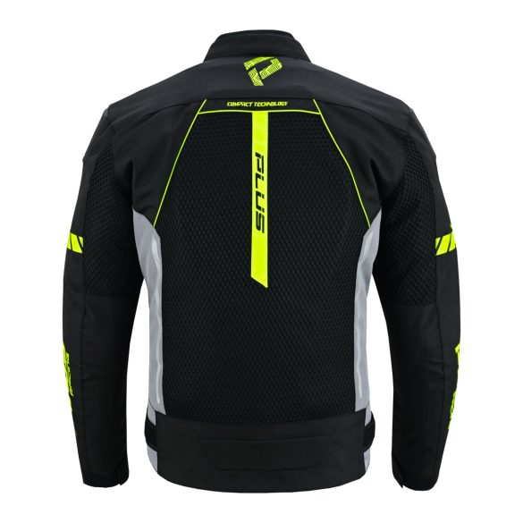 Plus Yukon fekete-neon motoros kabát