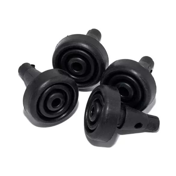 KAPPA RÖGZÍTŐ GUMIK KM7, K636, KM8A, KM8B, KRA KÖZPONTI PLATNIKHOZ, EMELT MAGASSÁG 6,5 MM (4 DB)