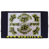 FOX Matrica szett, zöld színben