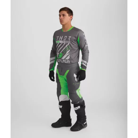Thor Launchmode futura szürke-zöld ruhaszett