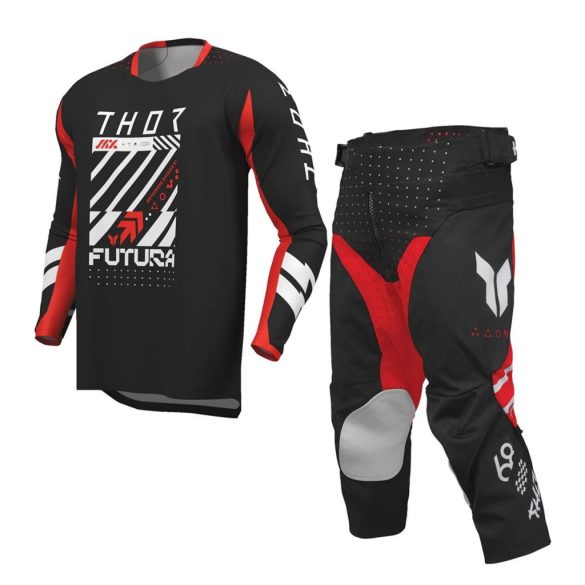 THOR YOUTH LAUNCHMODE FUTURA BLACK/RED RUHASZETT