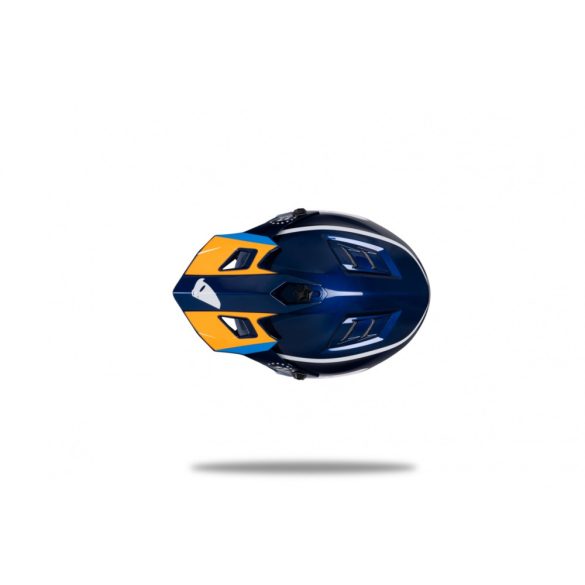 Ufo Korey  gyerek bukósisak kék-narancs