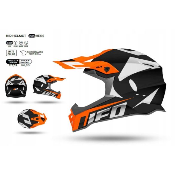 UFO GYEREK SISAK  PIROS-FEHÉR-FEKETE HE192 M MÉRET