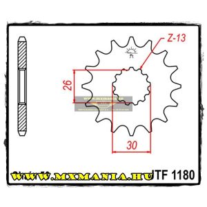 JT Sprockets első lánckerék, 1180, Triumph utcai motorokhoz