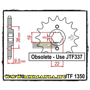 JT Sprockets első lánckerék, 1350, Honda ATV ATC250