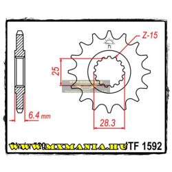 JT Sprockets első lánckerék, 1592, Yamaha YFZ/YFM