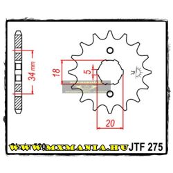 JT Sprockets első lánckerék, 275, Honda CB/XL