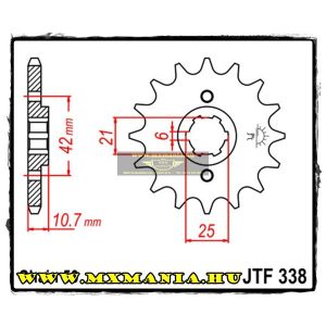 JT Sprockets első lánckerék, 338, Honda CB/CBX