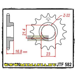 JT Sprockets első lánckerék, 582, Yamaha XJ600