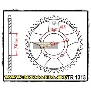 JT Sprockets hátsó lánckerék, 1313, Honda Road CBR400