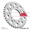 Honda jt sprockets hátsó lánckerék, 1334, utcai motorokhoz
