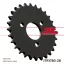 Kawasaki jt sprockets hátsó lánckerék, 1780, off road KDX50, Suzuki off road JR50
