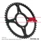 Suzuki jt sprockets hátsó lánckerék, 1796, road RV125
