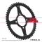 Yamaha jt sprockets hátsó lánckerék, 1843, off road tt - R125