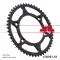 Kawasaki jt sprockets hátsó lánckerék, 797, klx - Suzuki dr - z