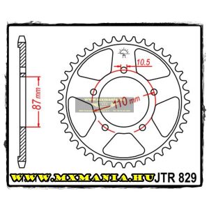 JT Sprockets hátsó lánckerék, 829, Suzuki utcai motorokhoz