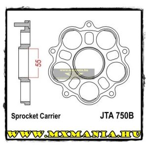 JT Sprockets hátsó lánckerék adapter, 750B