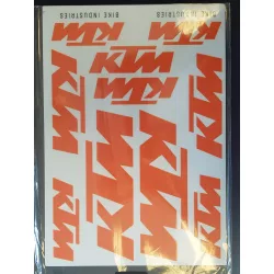 KTM ÚJ MATRICA SZETT 25×17CM NARANCS