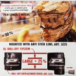 Roll-off rendszer 2 tekercs XL filmmel és vezetősínnel