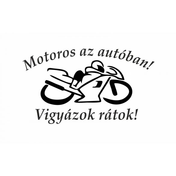 Motoros Az Autóban, fekete