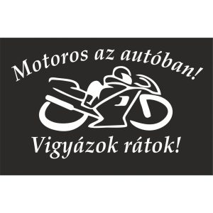 Motoros Az Autóban, fehér