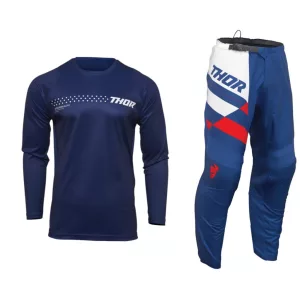 Thor Sector Checker-minimal blue-red ruhaszett 36+3XL