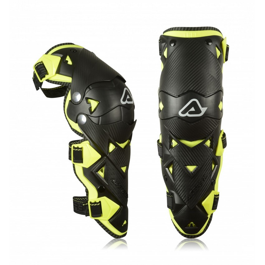 Image of Acerbis Impact Evo 3.0 térdvédő, fekete-fluo