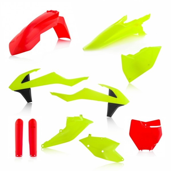Image of Acerbis full idomszett Ktm SX/SXF 16-18 , fluo narancs-fluo sárga