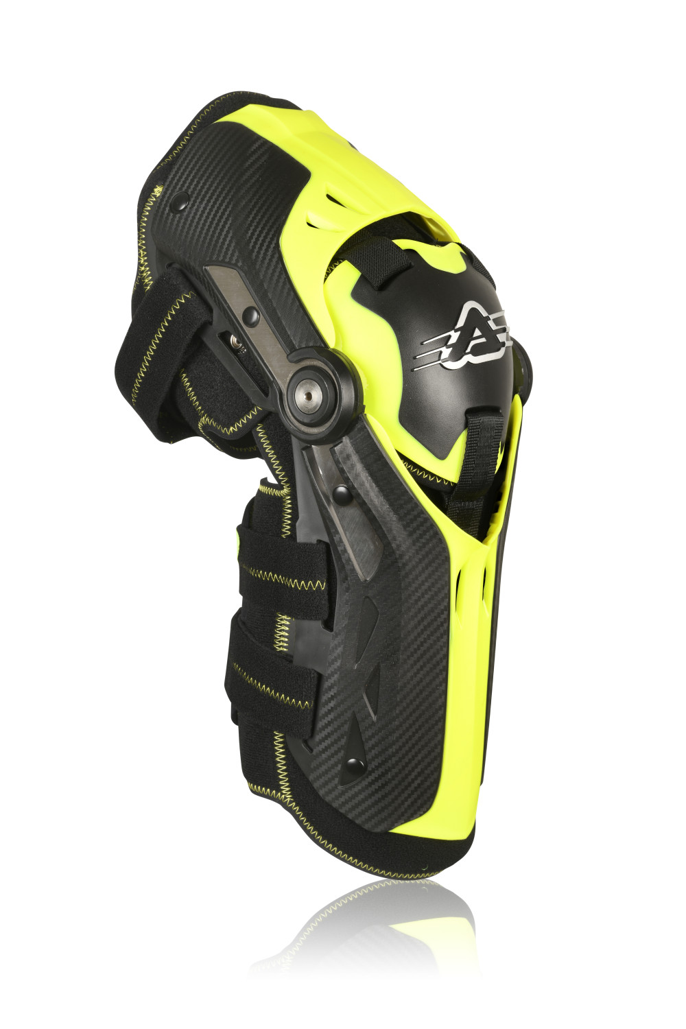 Image of Acerbis Gorilla dupla csuklós térdvédő - sárga-fekete