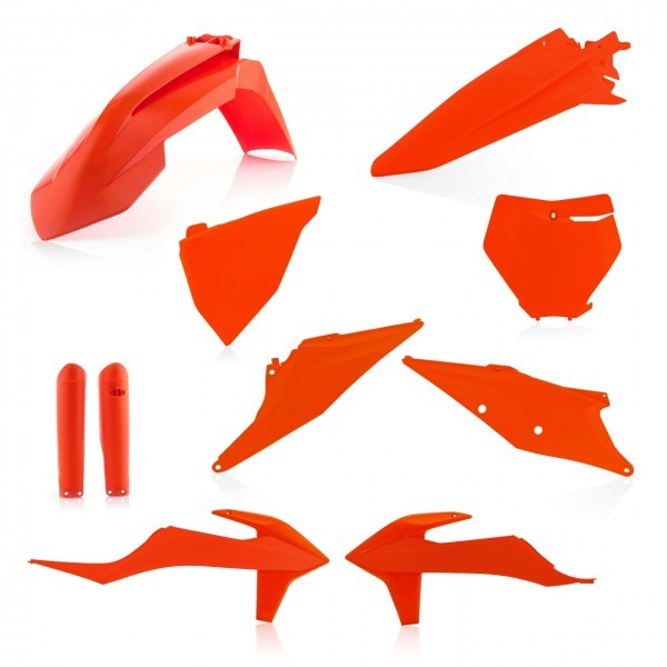 Image of Acerbis full plastic kit KTM SX/SFX 2019 - ORANGE