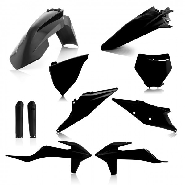 Image of Acerbis full plastic kit KTM SX/SFX 2019 - BLACK