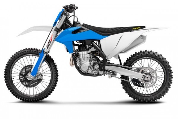Image of Acerbis full plastic kit KTM SX/SFX 2019 - WHITE/BLUE