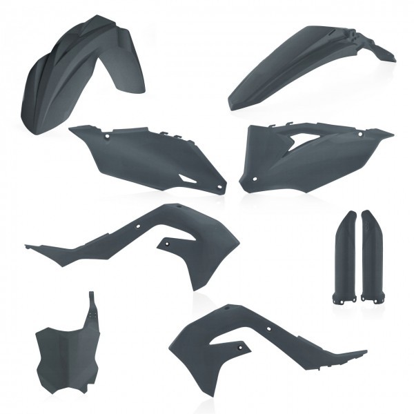 Image of Acerbis full idom szett Kawasaki KXF450 19/22 + KXF250 21/22 - matelic grey