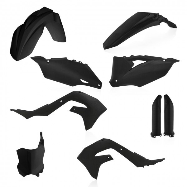 Image of Acerbis full idom szett Kawasaki KXF450 19/22 + KXF250 21/22 - black