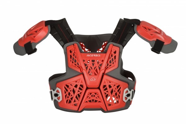 Image of Acerbis Gravity páncél, piros-szürke színben