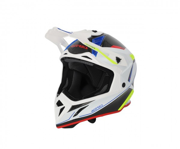 Image of ACERBIS helmet STEEL CARBON BUKÓSISAK FEHÉR-FEKETE