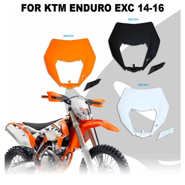 Image of KTM EXC fejidom 3 féle színben, KTM ENDURO EXC 14-16