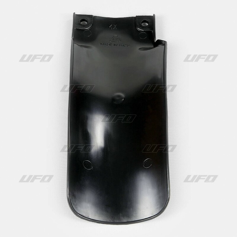 Image of UFO hátsó telóvédő műanyag - fekete - Kawasaki KX125/250/500
