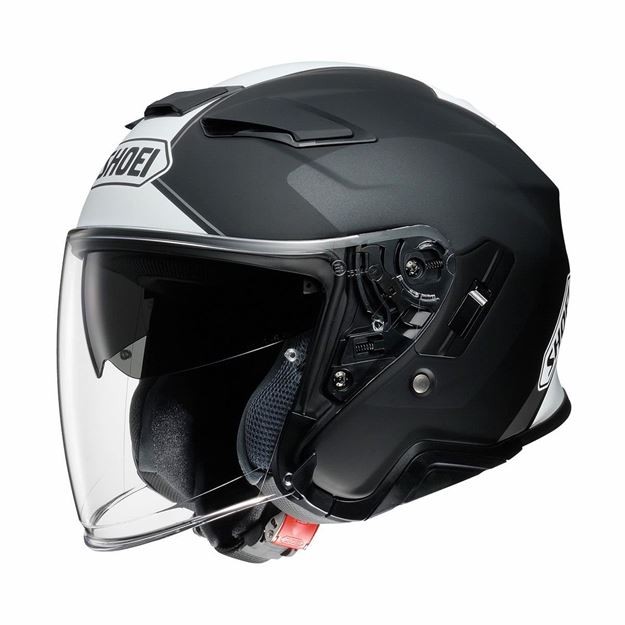 Image of Shoei J-CRUISE II ADAGIO TC-5 bukósisak, FEKETE-FEHÉR