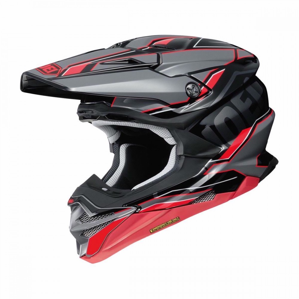 Image of Shoei VFX-WR ALLEGIANT TC-1 bukósisak,piros-fekete-szürke