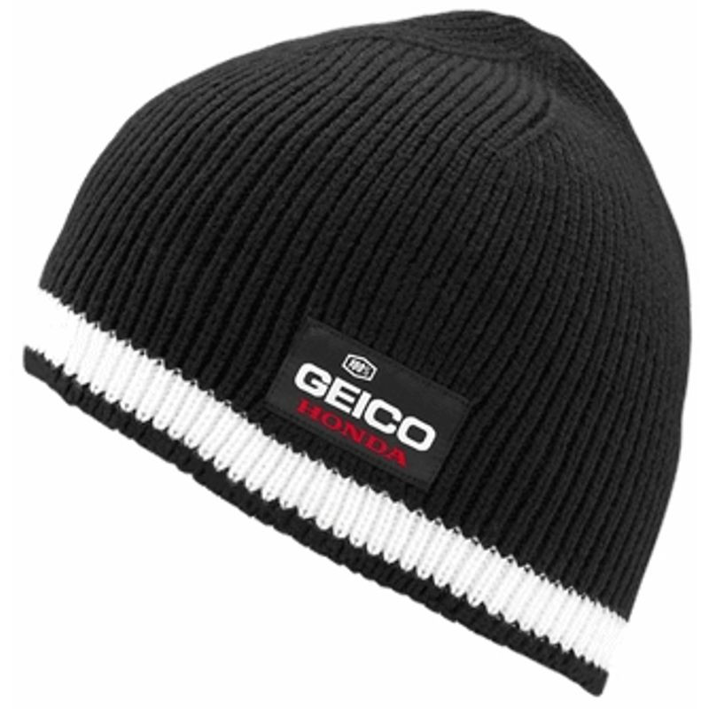 Image of 100% Geico+Honda téli sapka, fekete