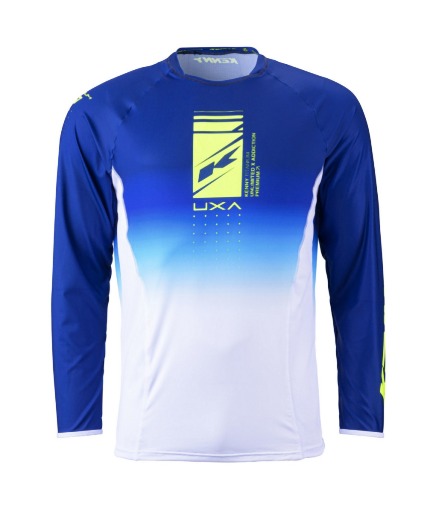 Image of KENNY RACING TITÁNIUM PRÉMIUM KÉK/FEHÉR/SÁRGA FLUO